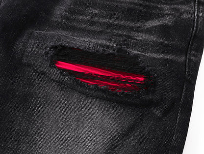 Amiri MX1 Ultrasuede Jean 'Vintage Black'
