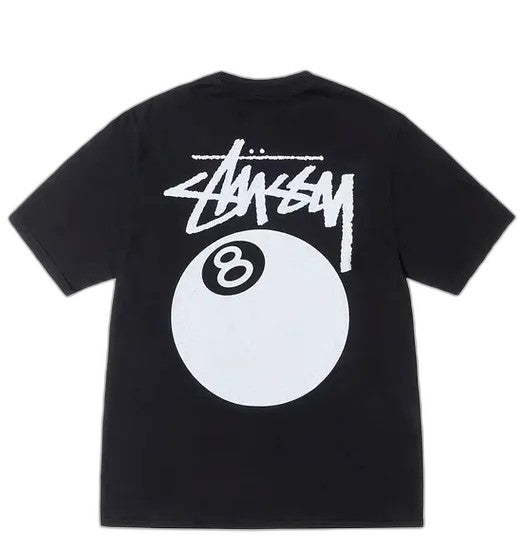 Stussy 8 Ball Pigment Dyed T-Shirt 'Black'