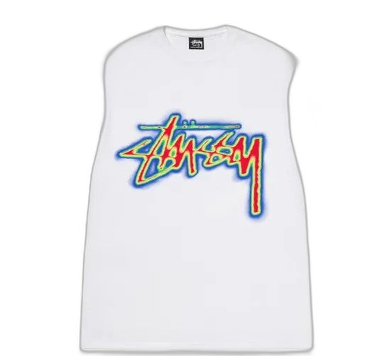 Stussy Thermal Stock Tee White