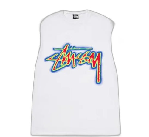 Stussy Thermal Stock Tee White
