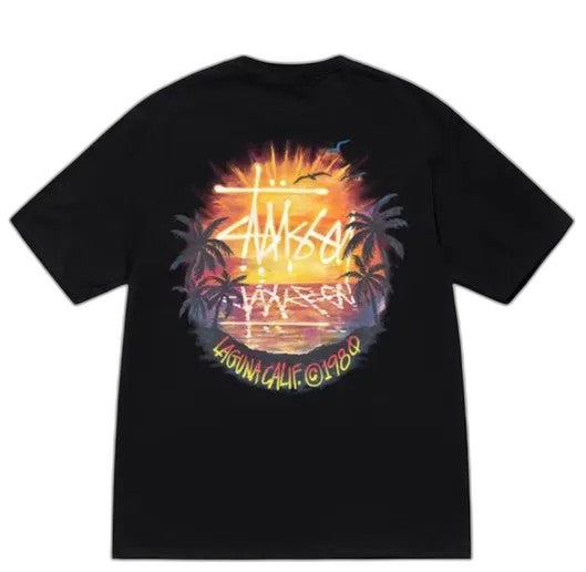 Stussy Sunset Tee "Black"