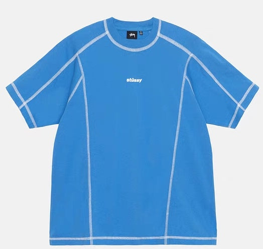 Stüssy Wave Short Sleeve Crew 'Blue'