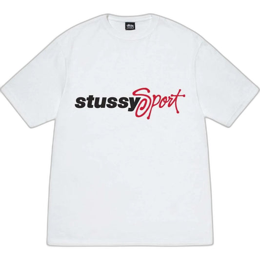 Stussy Sport Script Tee - white