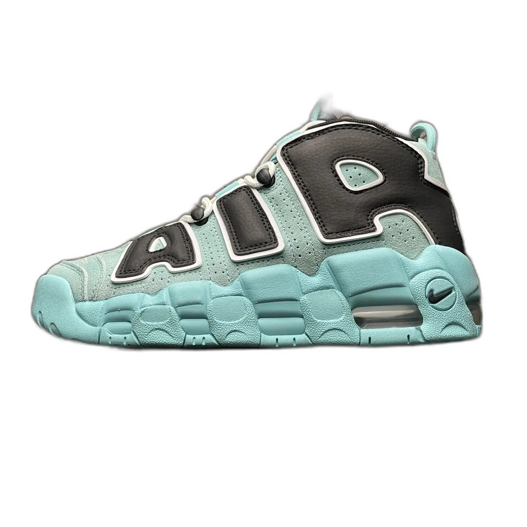 NIKE AIR MORE UPTEMPO GS "LIGHT AQUA / BLACK / WHITE"