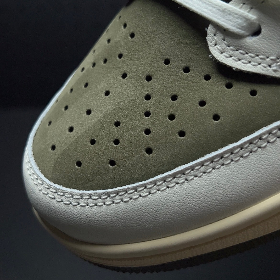 【LJR】Travis Scott × Nike Air Jordan 1 Low OG SP "Olive"LJR