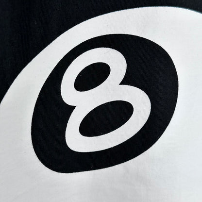 Stussy 8 Ball Pigment Dyed T-Shirt 'Black'
