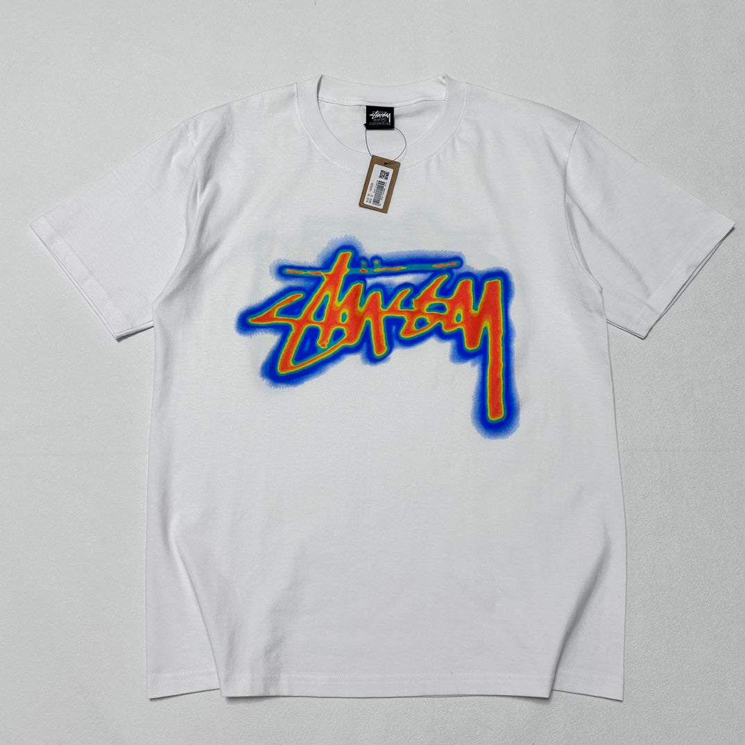Stussy Thermal Stock Tee White