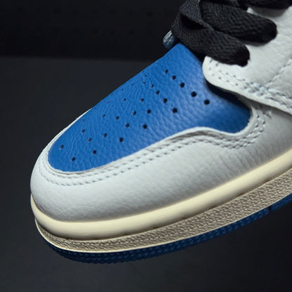 【LJR】Travis Scott × Fragment × Nike Air Jordan 1 Retro High OG SP "Military Blue" LJR