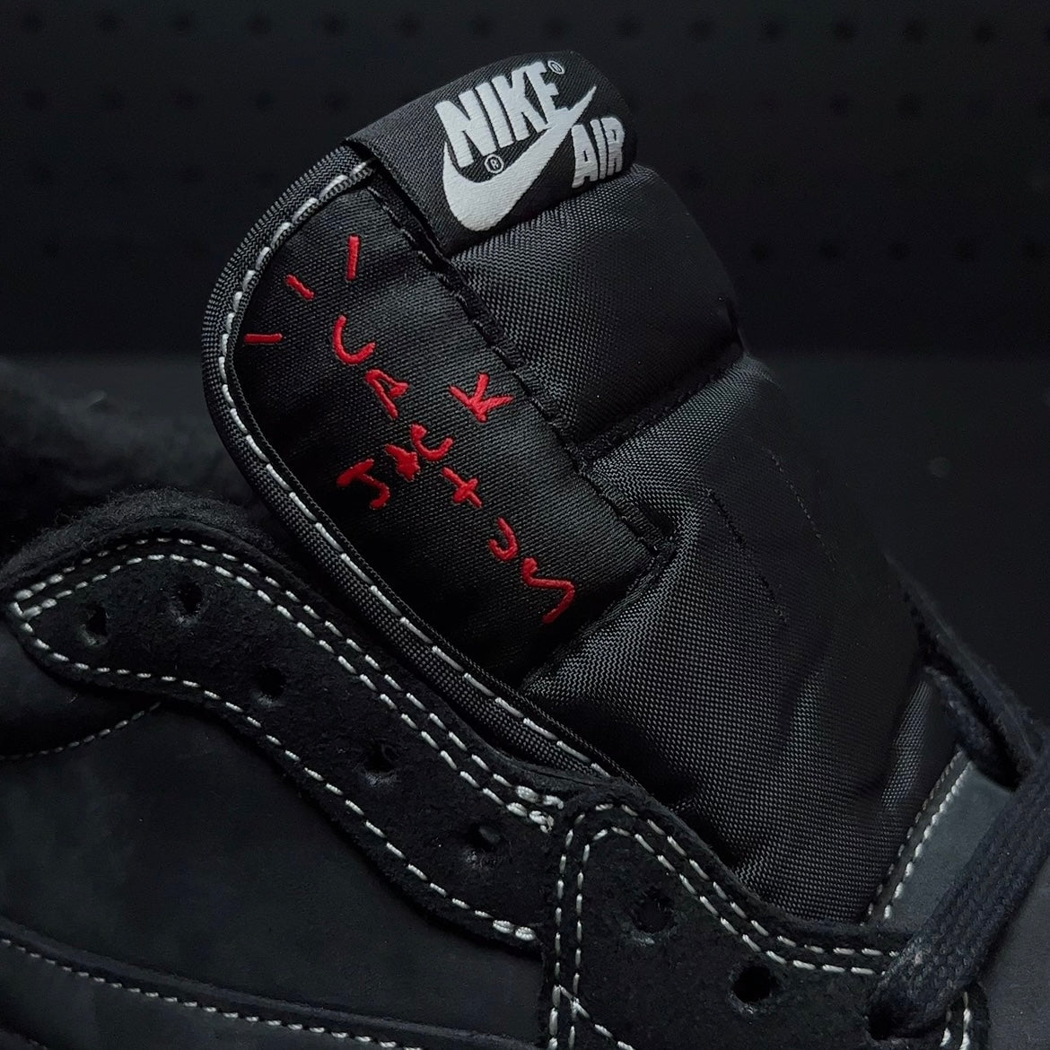 【LJR】Travis Scott × Nike Air Jordan 1 Low OG SP "Black Phantom"LJR