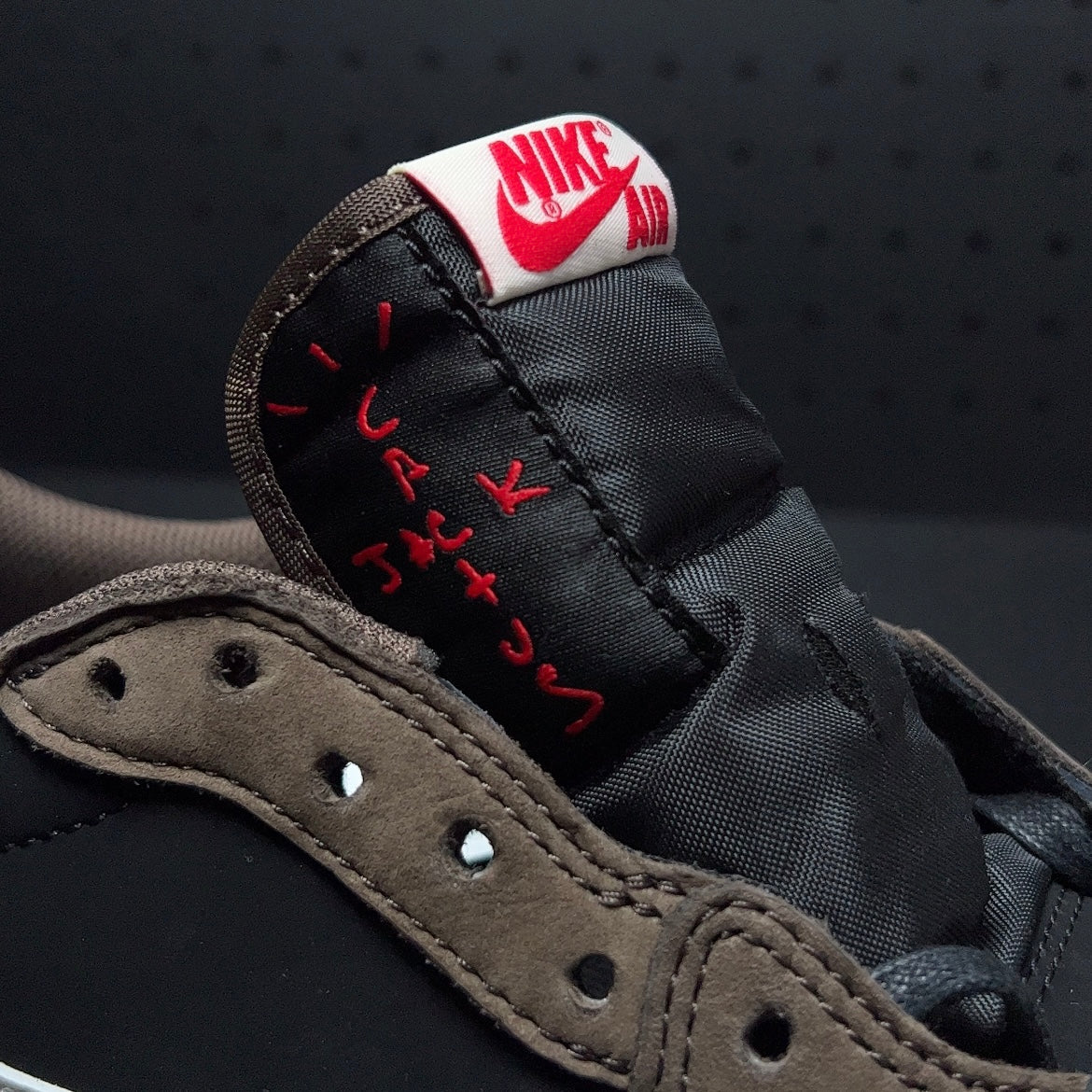 【LJR】Travis Scott × Nike Air Jordan 1 Low OG SP-T "Black/Dark Mocha"LJR