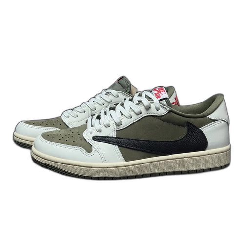 【LJR】Travis Scott × Nike Air Jordan 1 Low OG SP "Olive"LJR