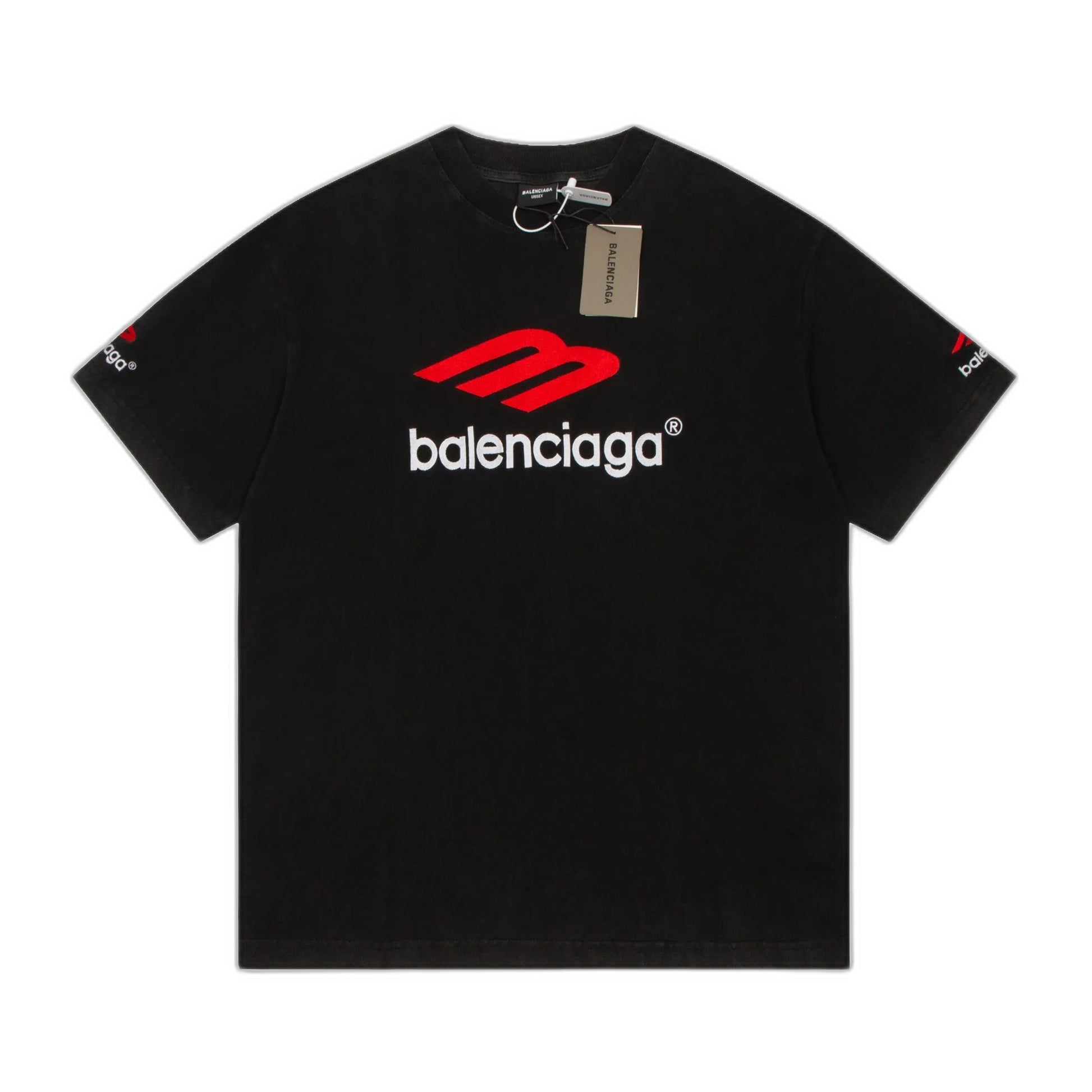 Balenciaga Black cotton sweatshirt with logo