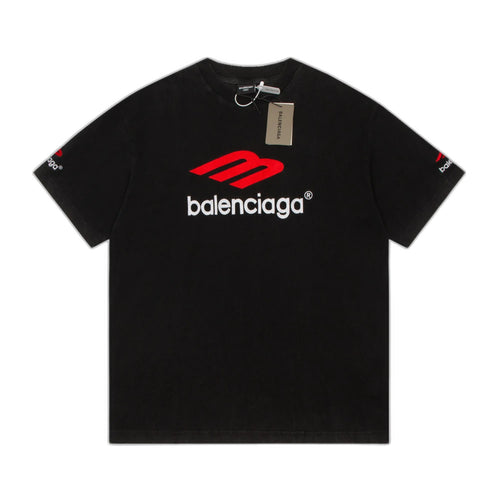 Balenciaga Black cotton sweatshirt with logo