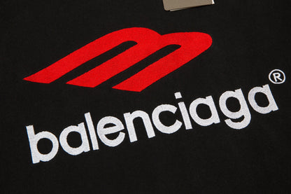 Balenciaga Black cotton sweatshirt with logo