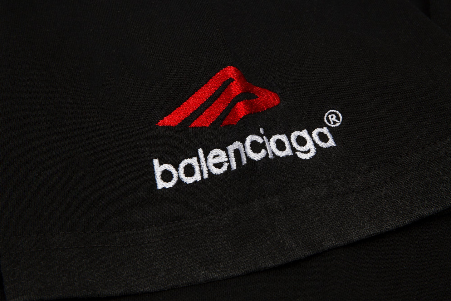 Balenciaga Black cotton sweatshirt with logo