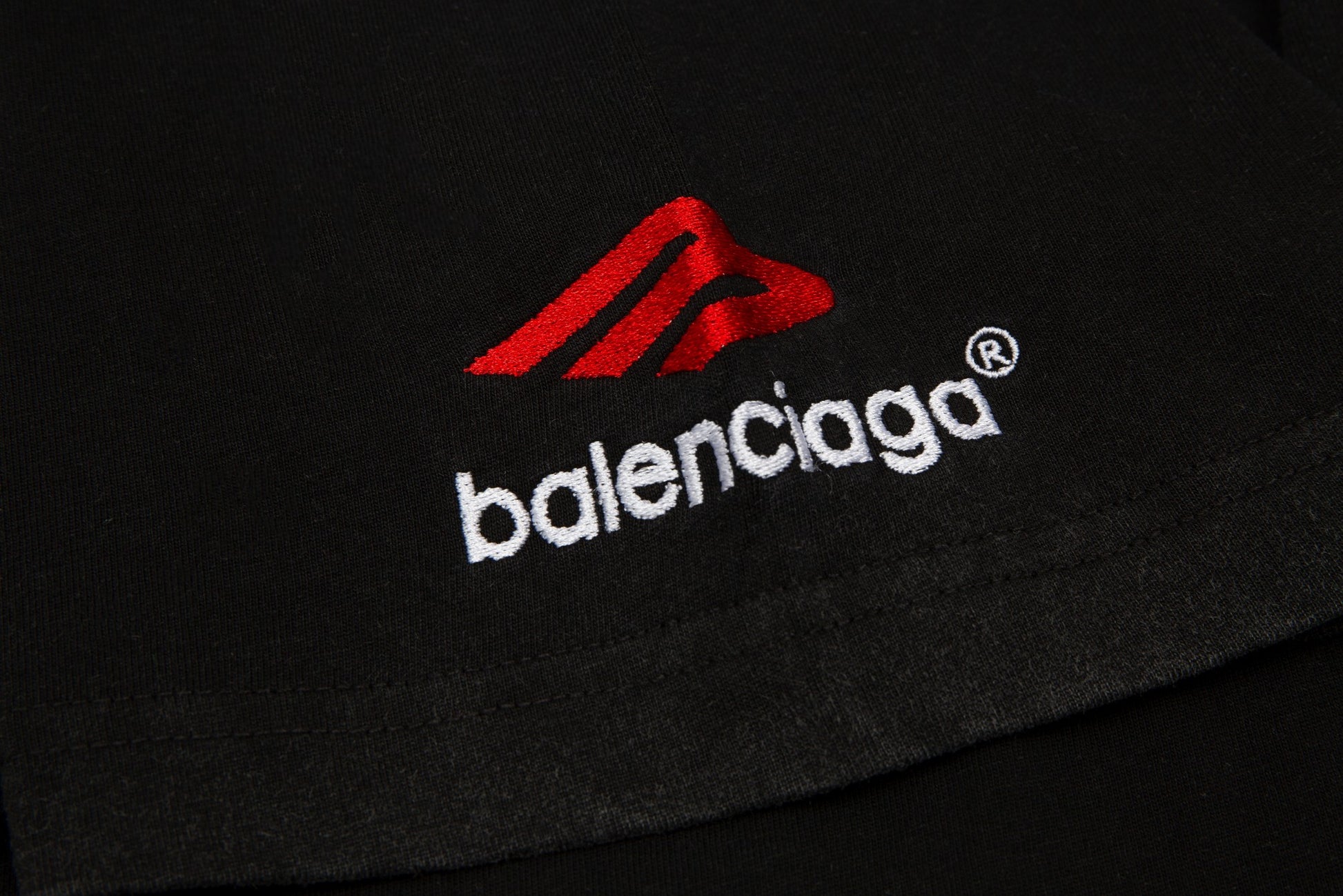 Balenciaga Black cotton sweatshirt with logo