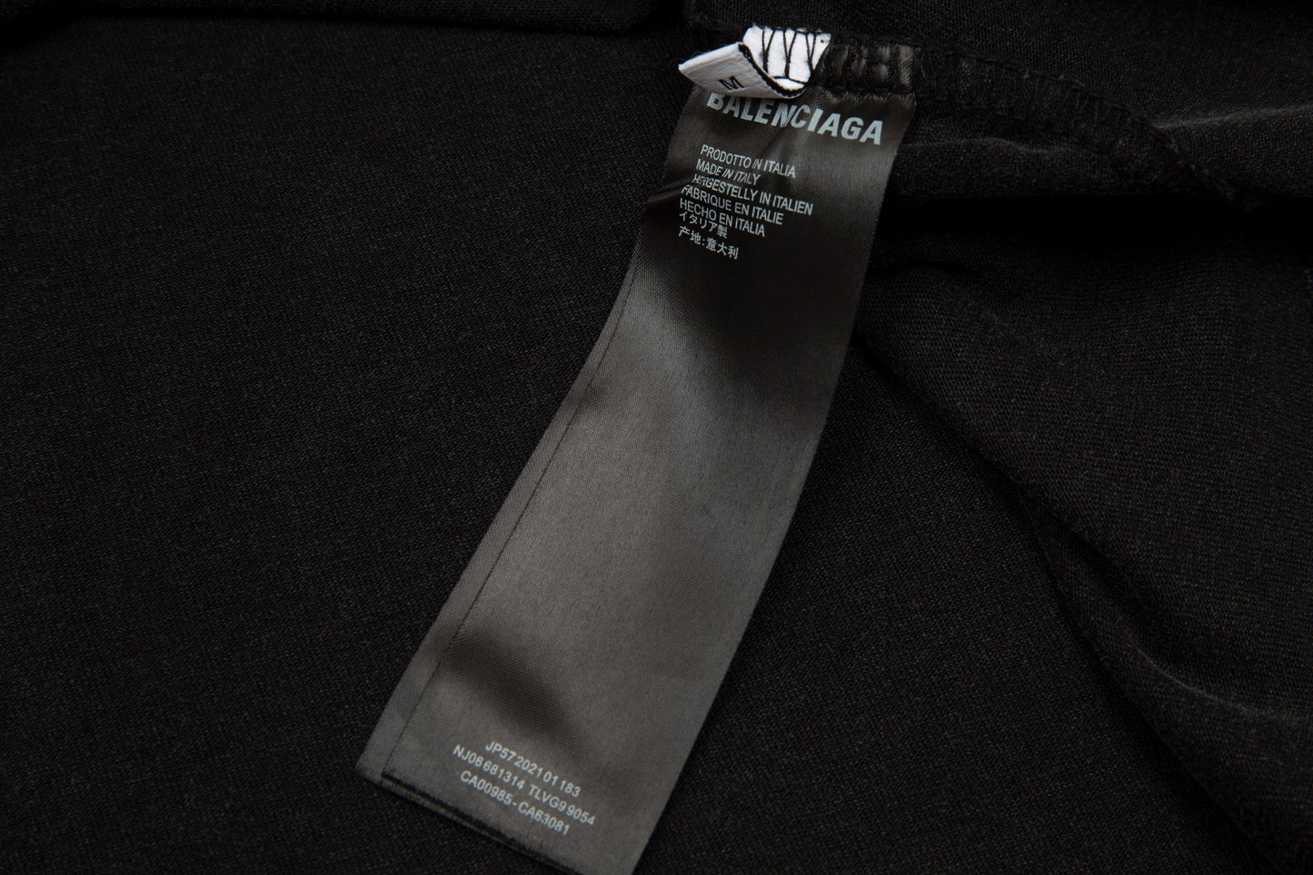 Balenciaga Black cotton sweatshirt with logo
