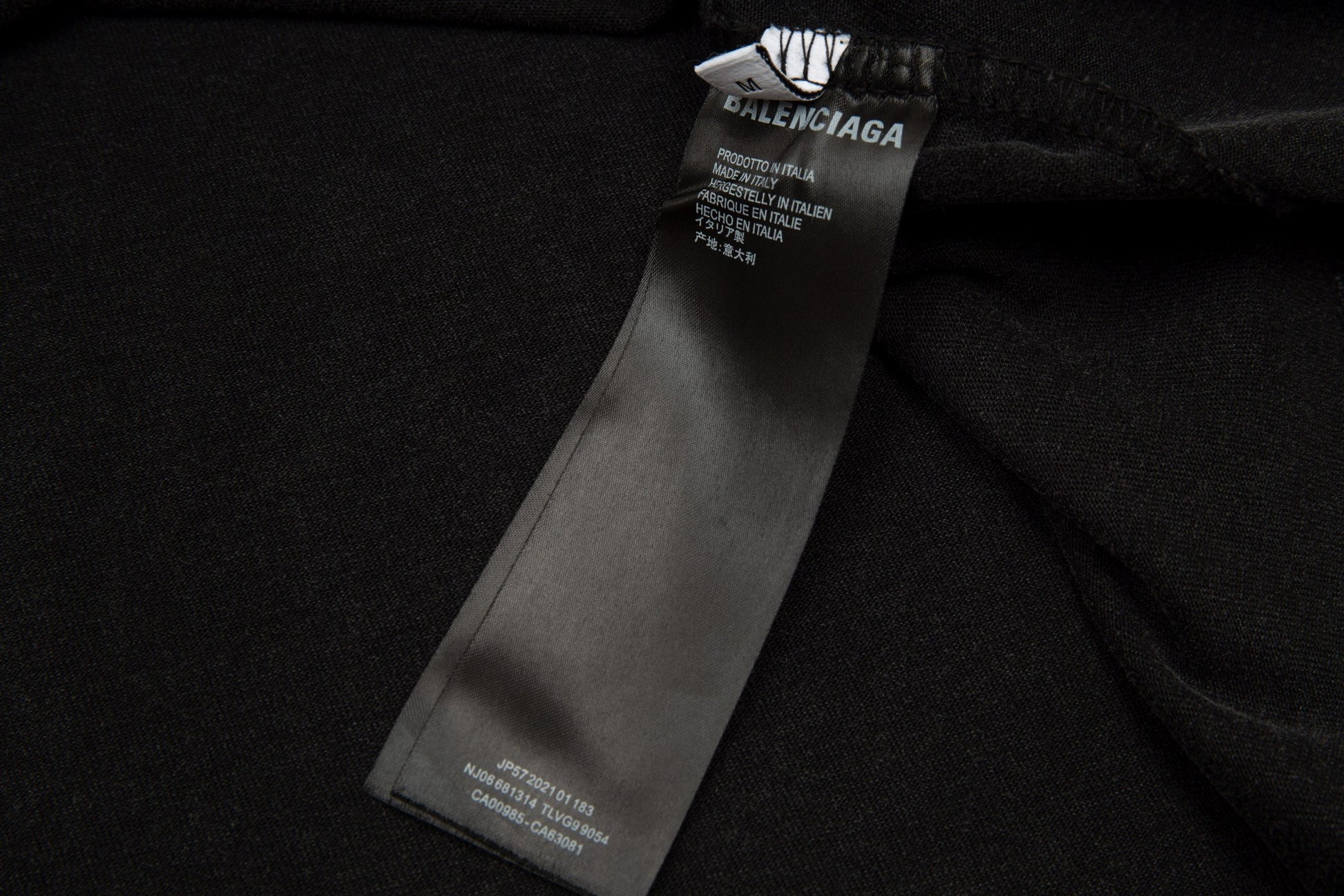 Balenciaga Black cotton sweatshirt with logo