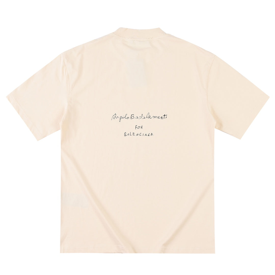 Balenciaga printed t-sleeve