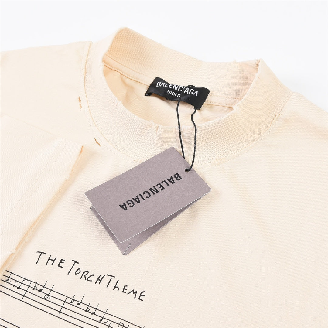 Balenciaga printed t-sleeve