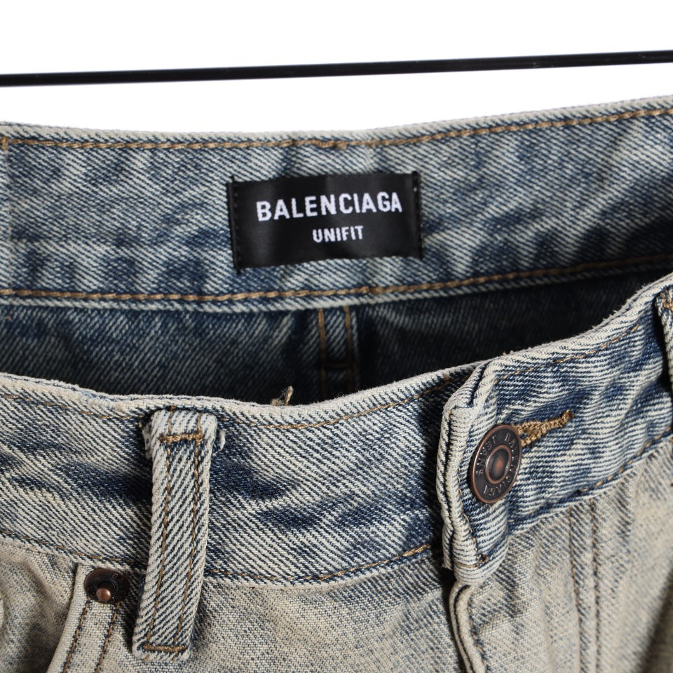 Balenciaga distressed denim pants
