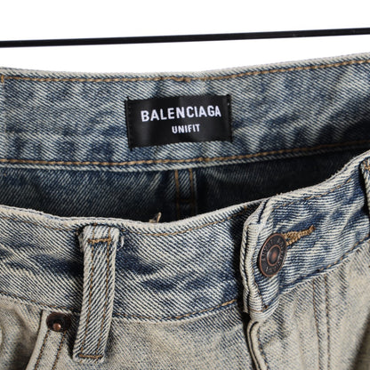 Balenciaga distressed denim pants