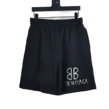 Balenciaga Double B glow-in-the-dark shorts