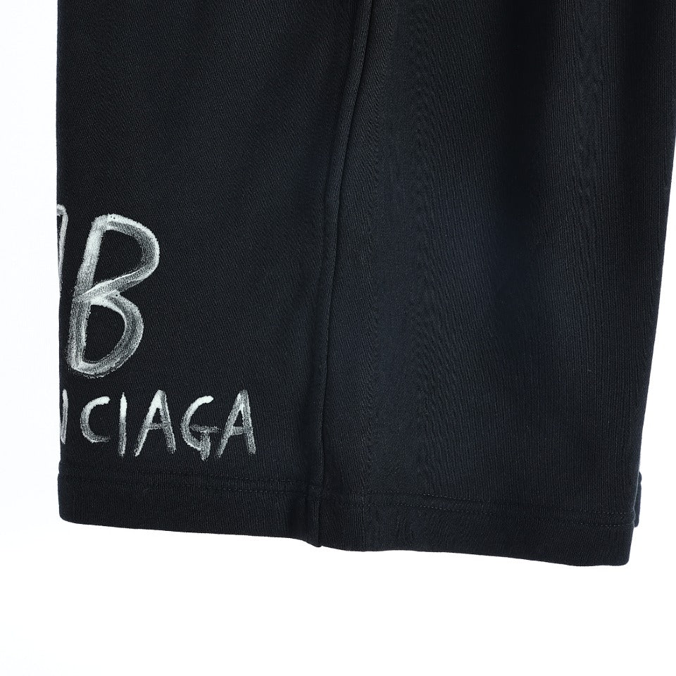 Balenciaga Double B glow-in-the-dark shorts