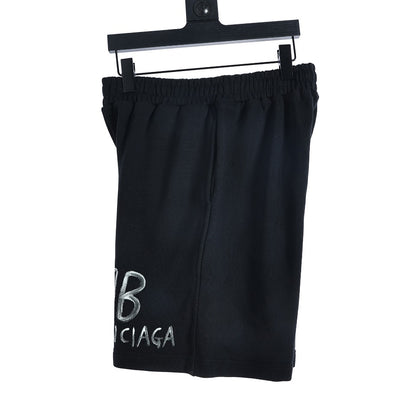 Balenciaga Double B glow-in-the-dark shorts