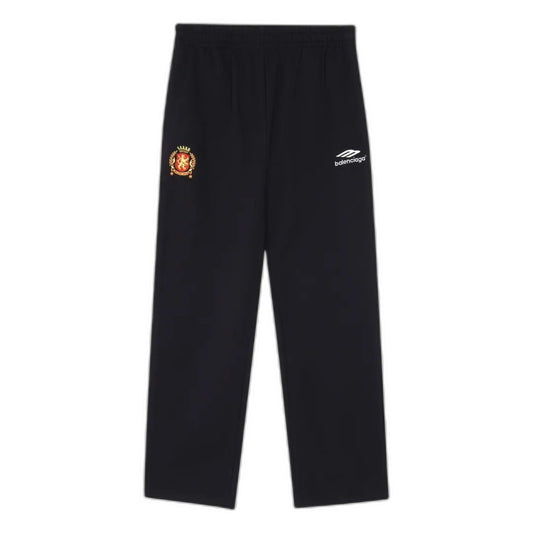 BALENCIAGA SOCCER BAGGY sweatpants in black and white