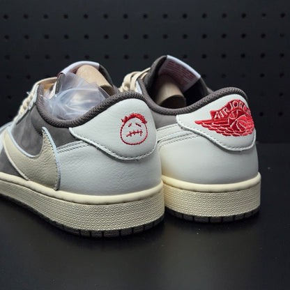 【LJR】Travis Scott × Nike Air Jordan 1 Low OG SP "Reverse Mocha/Sail and Ridgerock"LJR