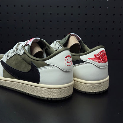 【LJR】Travis Scott × Nike Air Jordan 1 Low OG SP "Olive"LJR