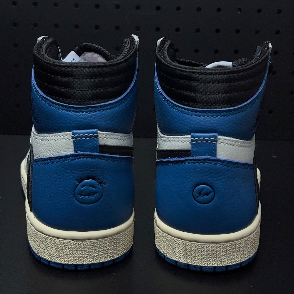 【LJR】Travis Scott × Fragment × Nike Air Jordan 1 Retro High OG SP "Military Blue" LJR