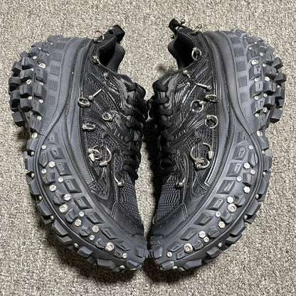BALENCIAGA Bouncer (Defender) Screw Sneaker With Piercings"Black"