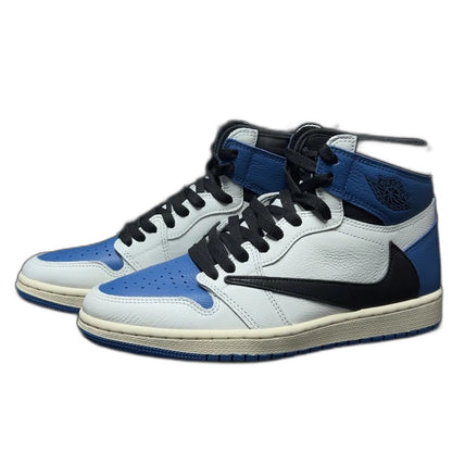【LJR】Travis Scott × Fragment × Nike Air Jordan 1 Retro High OG SP "Military Blue" LJR