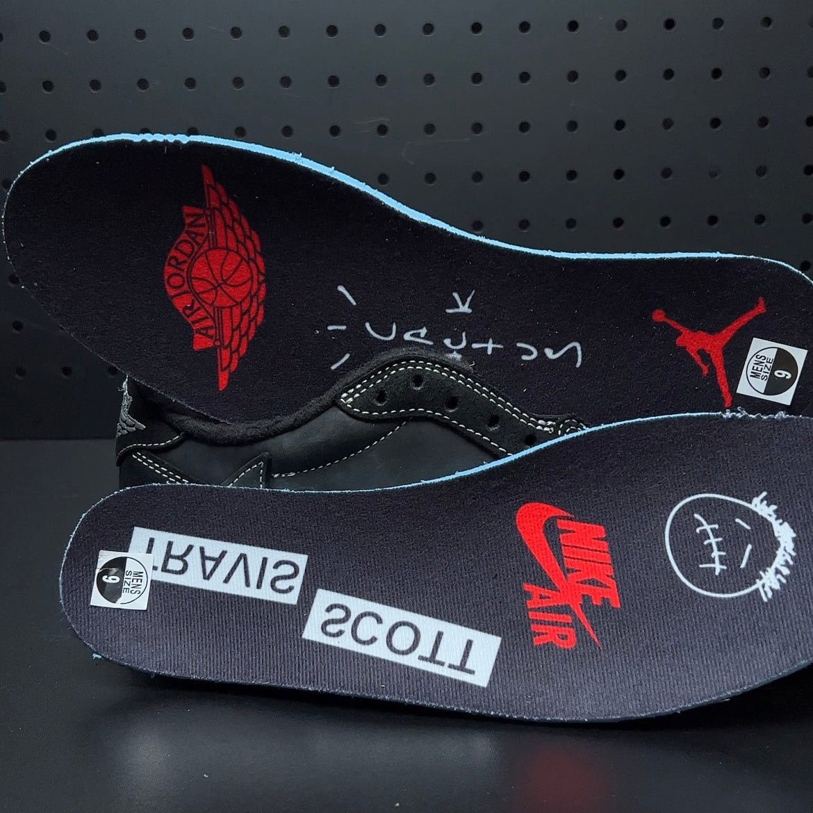 【LJR】Travis Scott × Nike Air Jordan 1 Low OG SP "Black Phantom"LJR