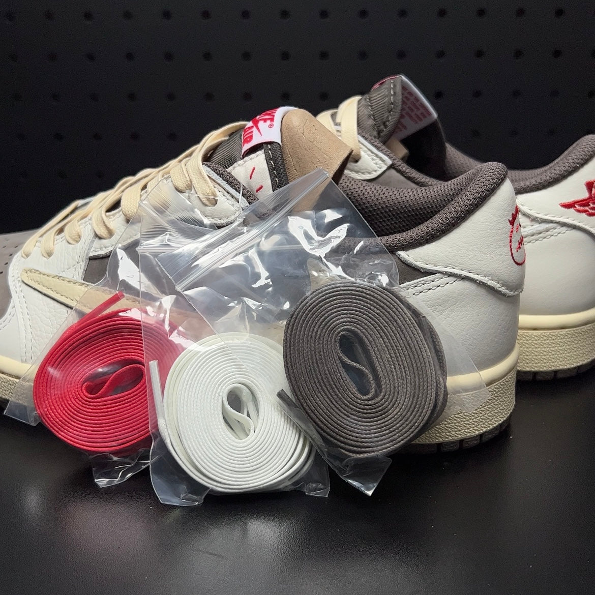 【LJR】Travis Scott × Nike Air Jordan 1 Low OG SP "Reverse Mocha/Sail and Ridgerock"LJR
