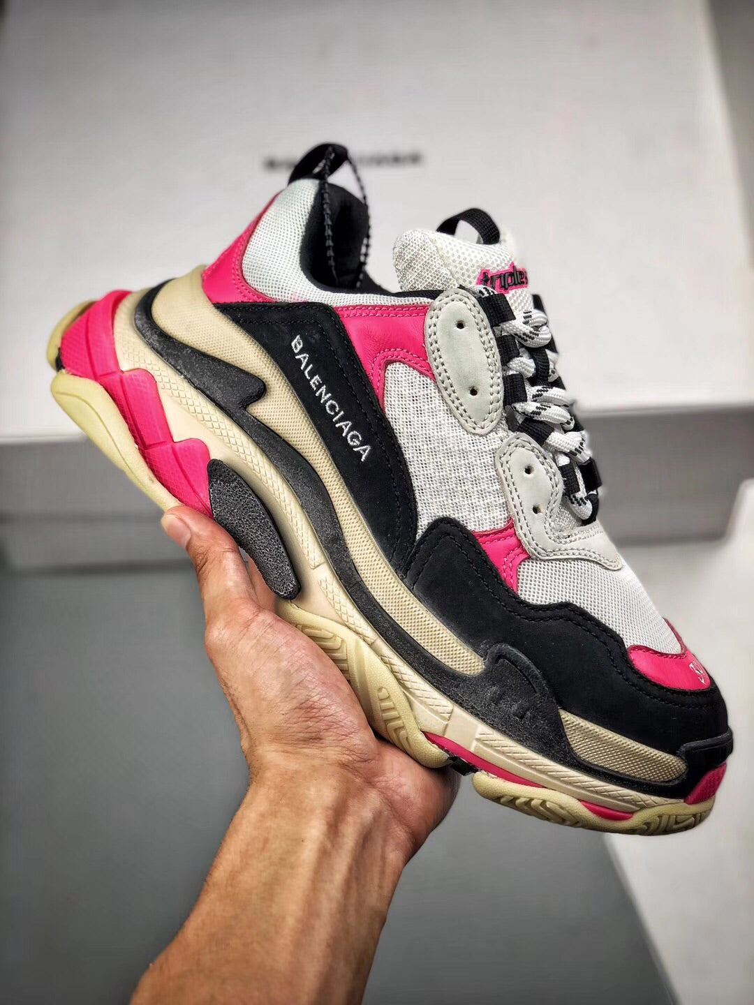 Balenciaga Triple S Trainer 2018 'Pink'