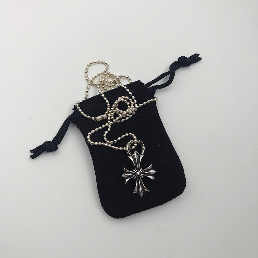 CHROME HEARTS Cross Flower Necklace