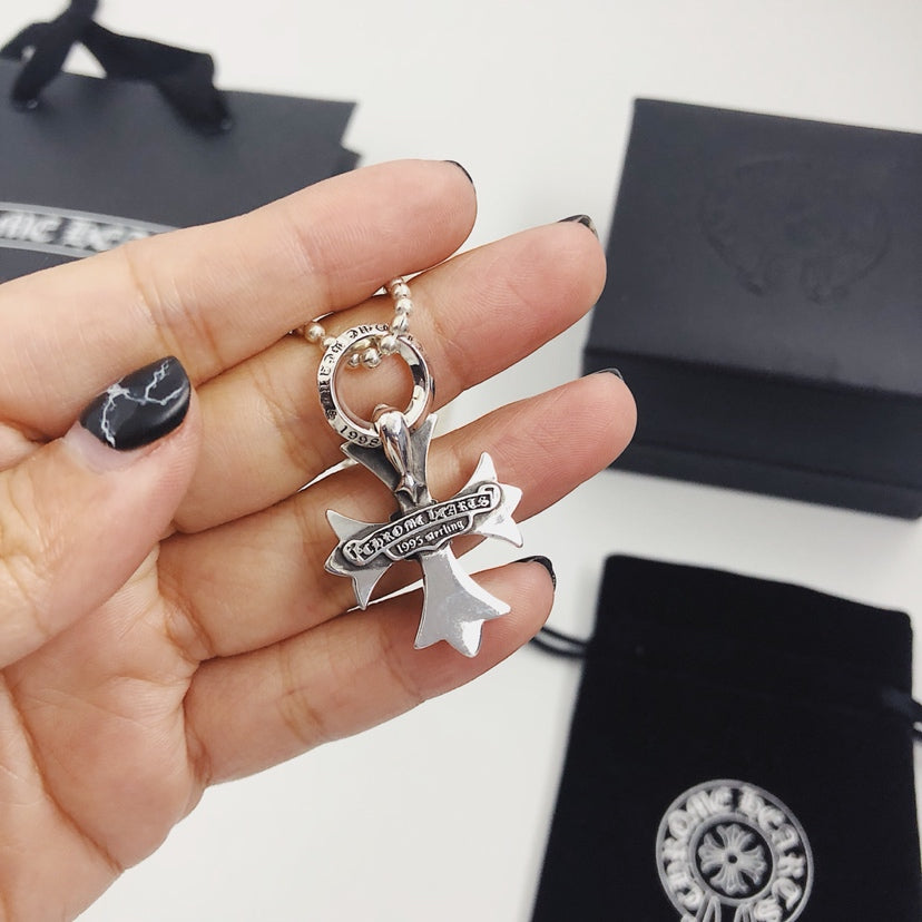 CHROME HEARTS Cross Flower Necklace