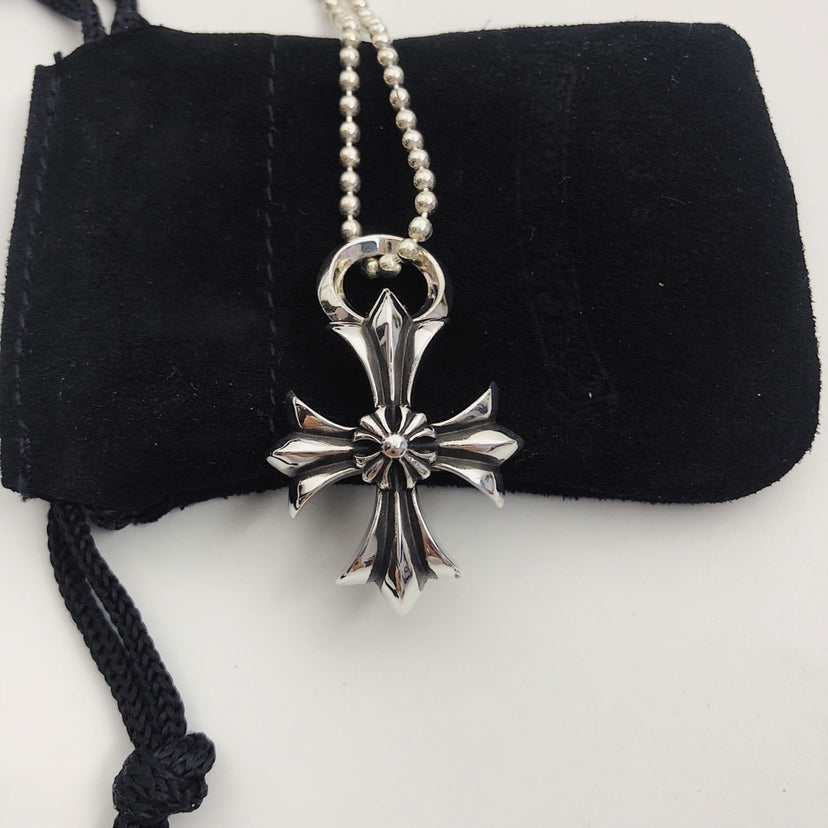 CHROME HEARTS Cross Flower Necklace