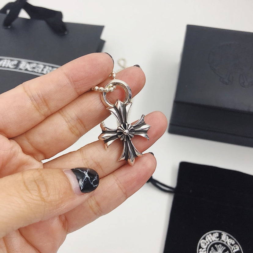 CHROME HEARTS Cross Flower Necklace
