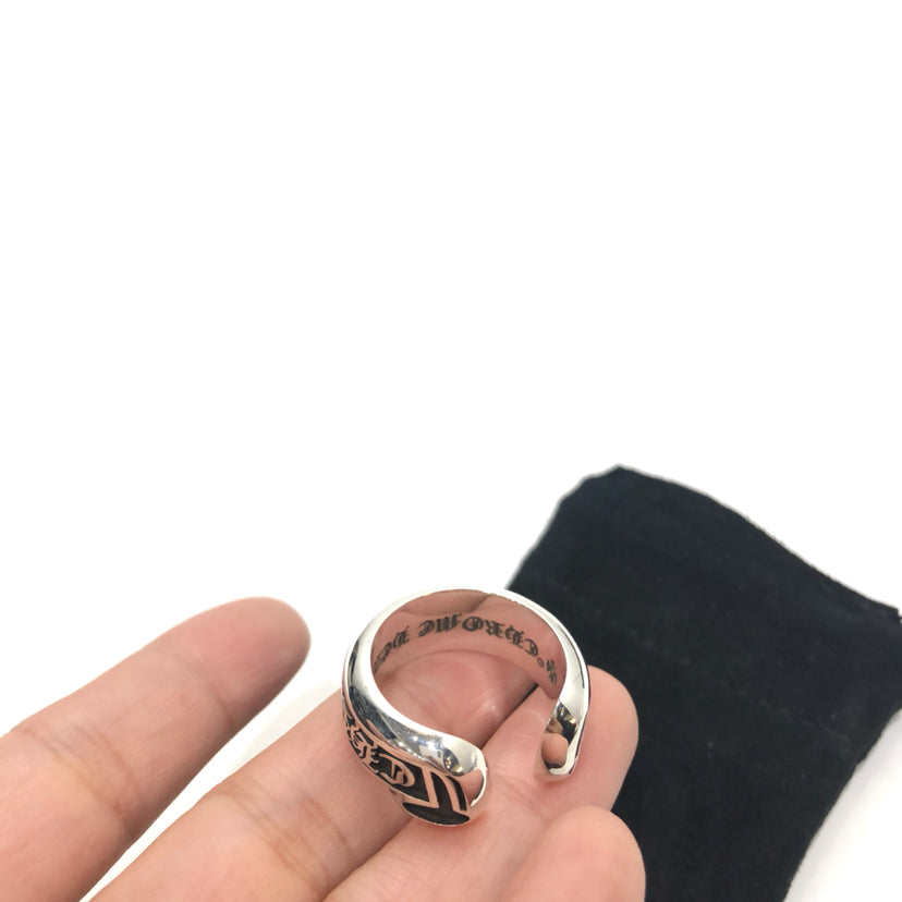 Chrome hearts black scroll ring