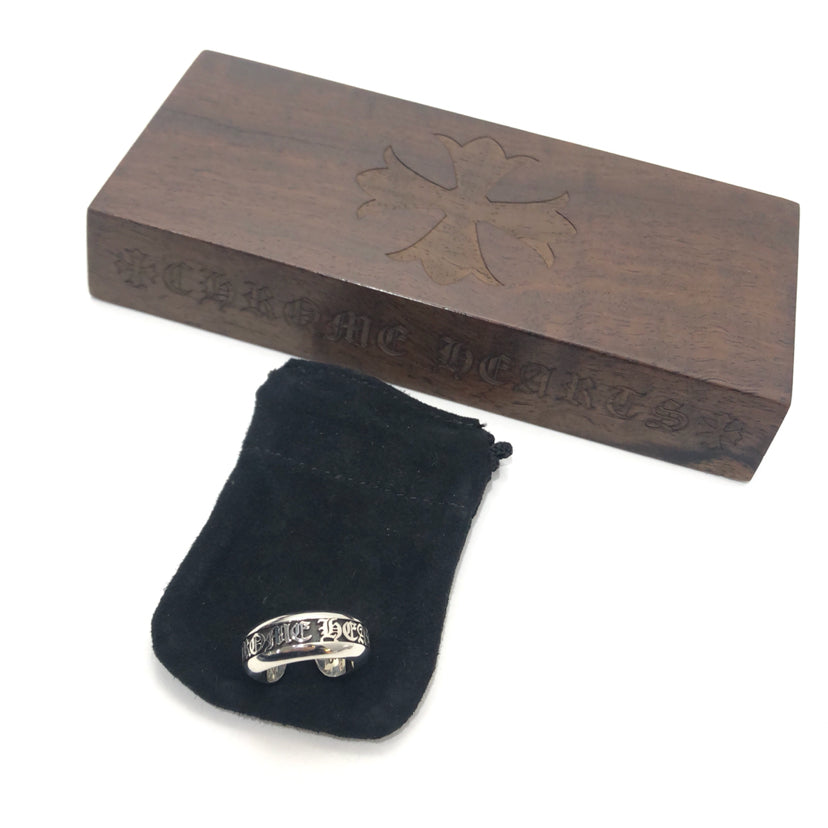 Chrome hearts black scroll ring