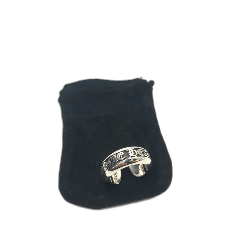 Chrome hearts black scroll ring