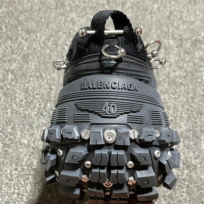BALENCIAGA Bouncer (Defender) Screw Sneaker With Piercings"Black"