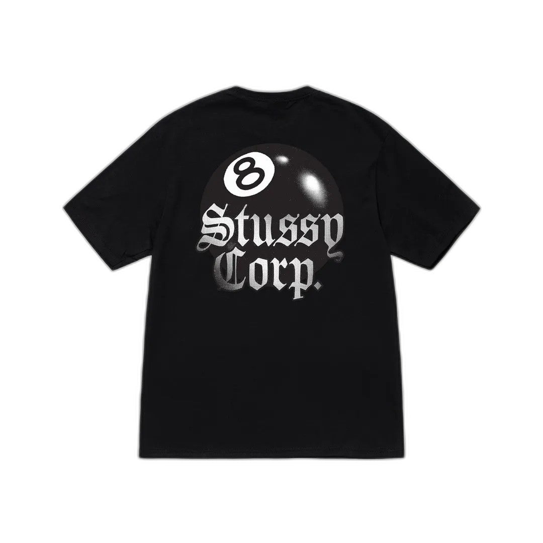 Stussy 8 BALL PIGMENT DYED TEE "Black"