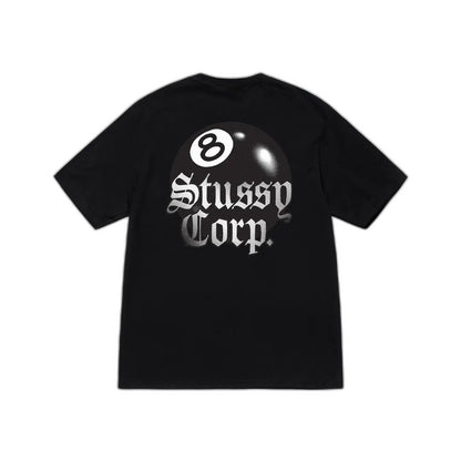 Stussy 8 BALL PIGMENT DYED TEE "Black"