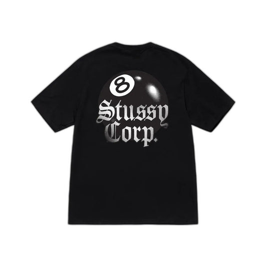 Stussy 8 BALL PIGMENT DYED TEE "Black"