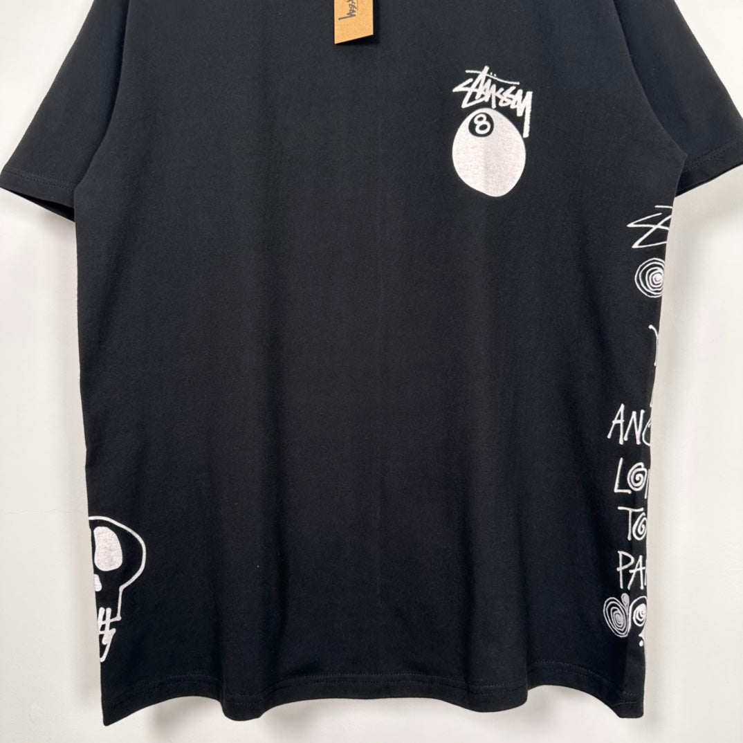 Stussy Test Strike Pigment Dyed Tee "Black"